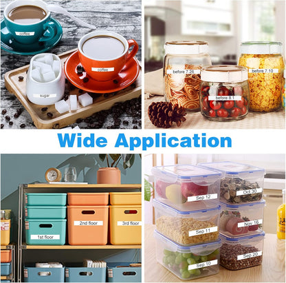 Pristar Replace for Casio XR-9WE XR9WE XR-9WE2S 9mm Labeling Tape 3/8" Black On White Label Tape Compatible with Casio EZ Label Printers KL-60 KL-100 KL-120 KL-430 KL-750 KL-780 KL-7200, 6-Pack