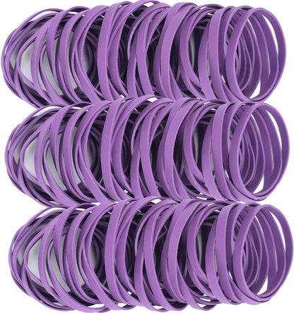 AMUU Rubber Bands Size #64 purple Rubber Band 0.5blPcs rubber band for Office Supplies Home money File Folders Strong Elastic Rubber Bands