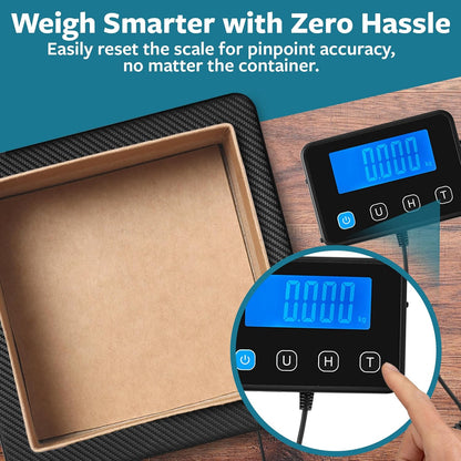 Smart Weigh Digital Shipping and Postal Weight Scale, 110 lbs x 0.1 oz, UPS UPost Office Scale Variation (440LB)