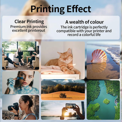 923 923XL Ink Cartridges Combo Pack(4-Pack) - High Yield Replacement for HP 923 Ink Compatible for HP OfficeJet Pro 8135e 8130e 8138e 8125e 8139e 8124e 8132e 8120 8130 (Black, Cyan, Magenta, Yellow)