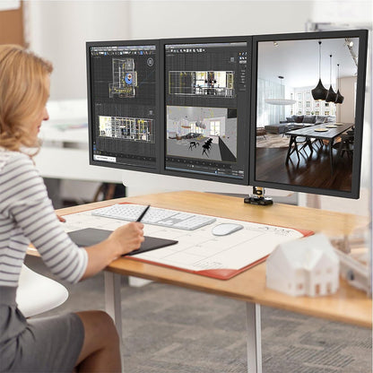 Gannyfer Desk Calendar 2025-2026 with Desktop Mat, Simplified Large 22" x 17" Desktop Pad Calendar, 18 Month Table Calendar from Jan 2025 to Jun 2026, Office Supplies Perfect for Home School and Office - Orange