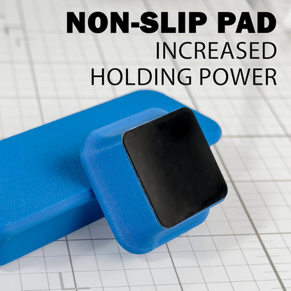 Glassboard Studio MiniBar Magnet - Strong Neodymium Rare Earth Magnets for Fridge, Whiteboard, Locker & Magnetic Glassboards - Ideal for Crafting & Office Use - Strong Fridge Magnets (Navy Blue, 2)