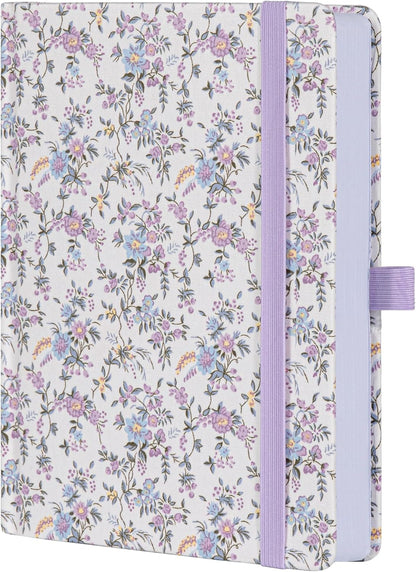 TIEFOSSI Dotted Journal Notebook for Women, A5 Dotted Grid Notebook for Writing, 190 Pages Thick Paper, Travel Daily Journal, for Work Home School, Note Taking, Business, 8.4 X 5.8 In