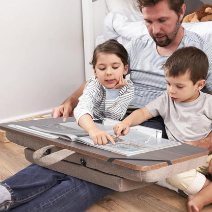 wishacc Lap Desk 24 inches Extra Large - Versatile and Comfortable for Work and Leisure