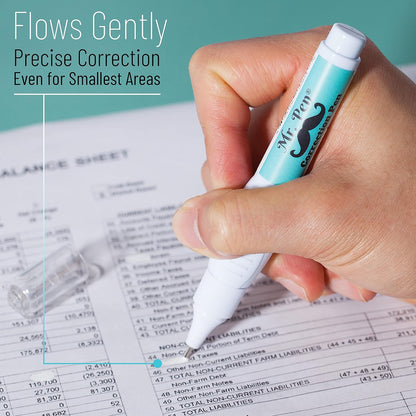 Mr. Pen- Correction Pen, Correction Fluid, Pack of 12, Correction liquid White, White Correction Fluid