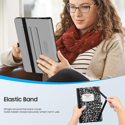 Fintie Case for Samsung Galaxy Tab A9 Plus/A9+ 5G 11 Inch 2023 Model (SM-X210/X216/X218), Multi-Angle Viewing Smart Stand Back Cover with Pocket Auto Wake/Sleep, Composition Book