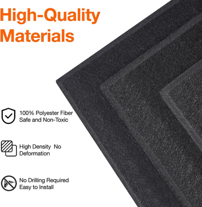 Large Cork Boards for Walls 48" x 36" 12 Pack Bulletin Boards Alternative Cork Board for Office Contains 72 Removable Security Stickers 30 Push Pins