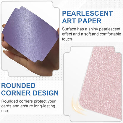 Trading Card Dividers, Multicolor 100-Pack Paper Card Dividers for MTG, TCG, Sports Card Organizer, Fits Standard Card Storage Boxes