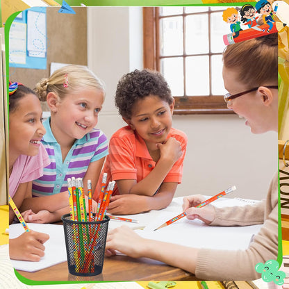 Tenceur 48 Pcs 3rd Graders Pencils, 3 Motivational Cute Pencils Bulk with Erasers for Kids Student Teacher Classroom Reward Back to School Supplies