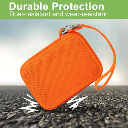 Digital Camera Case Compatible with VAHOIALD FHD 1080P/ for CAMKORY Digital Point and Shoot/for KODAK PIXPRO FZ45-BK 16MP Vlogging/for IWEUKJLO/for Nsoela, Holder for SD Card More- Orange (Box Only)