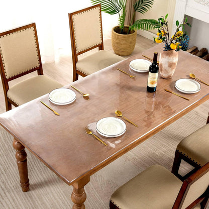 36 x 60 Inch Clear Table Cover, 2mm Thick Clear Protector, Waterproof Table Pad for Dining Room, Kitchen, Office