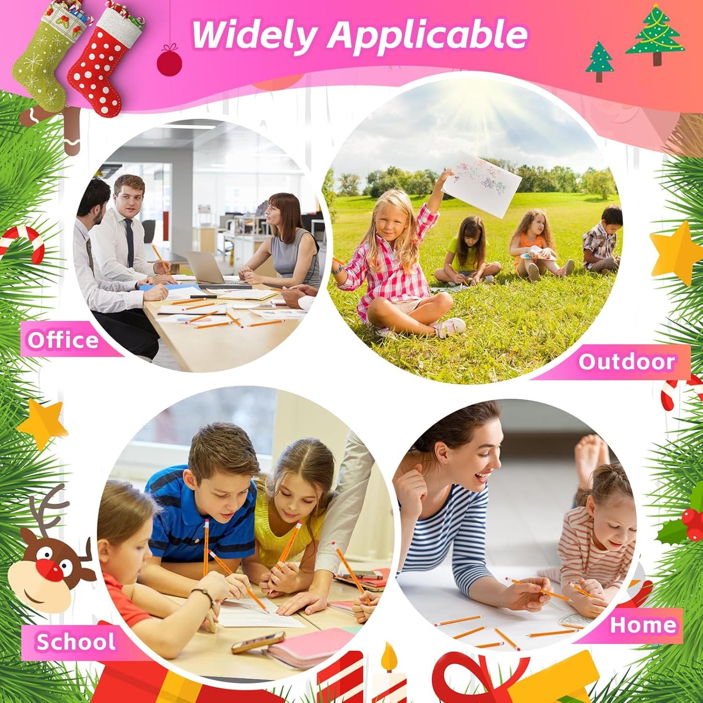 Donyang 600 Pack #2 HB Pencils Bulk, Pre-Sharpened with Erasers, Back to School Supplies, Teacher Supplies Office Essentials Accessories, Number 2 HB Yellow Pencils for Writing, Drawing and Sketching