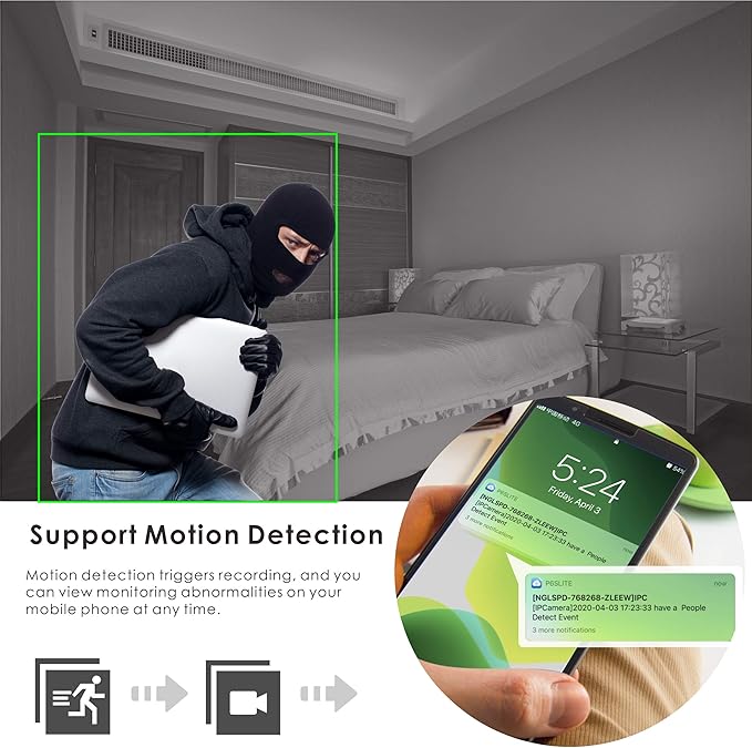IP Security 5.0MP H.265 POE PTZ Dome Camera, Hikvision Compatible 5X Optical Zoom, Indoor/Outdoor Network Camera with Audio, Pan 355° Tilt 90°,Waterproof IP66 98ft Night Vision, Motion Detection