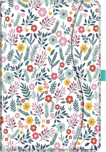 Fintie Case for Samsung Galaxy Tab A9 Plus/A9+ 5G 11 Inch 2023 Model (SM-X210/X216/X218), Multi-Angle Viewing Smart Stand Back Cover with Pocket Auto Wake/Sleep, Spring Bloom