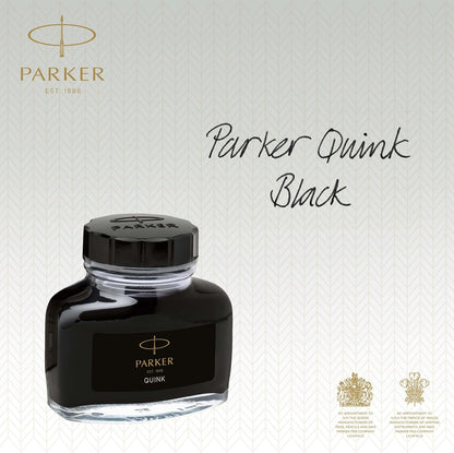 Parker Quink Ink Bottle, Black, 57 ml (1950375)