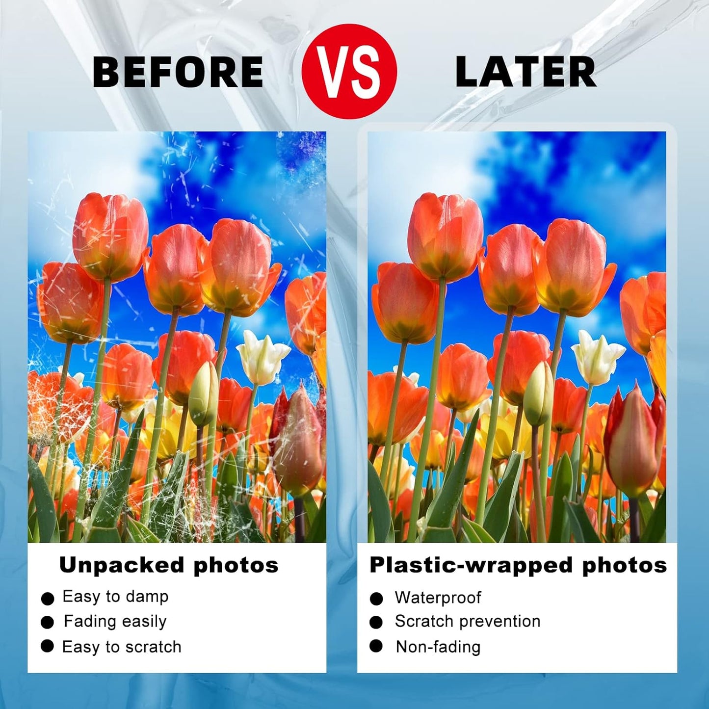 Uinkit Hot Thermal Laminating Pouches 5Mil Thick 9x11.5 Inches Laminating Sheets for Sealed Letter Size 8.5x11inches Photo and Documents 100 Pack Clear Laminated Paper