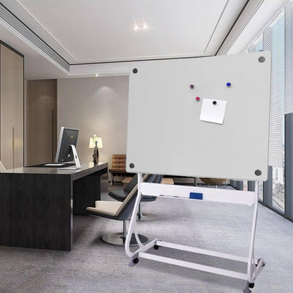 Strong Magnets for Whiteboard, Glassboard and Fridge (White, 8 Pack, Small). N54 Neodymium Rare Earth Heavy Duty Magnets for Home and Office Supplies.