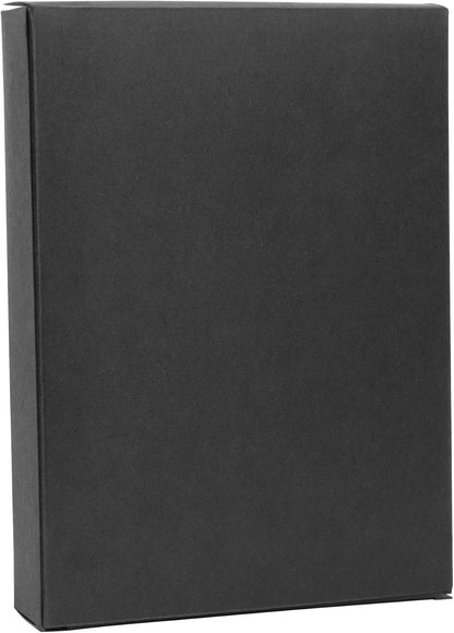 Neil Enterprises Inc. 5" x 7" Black Leather Self-Stick Photo Album - Holds 20 Photos