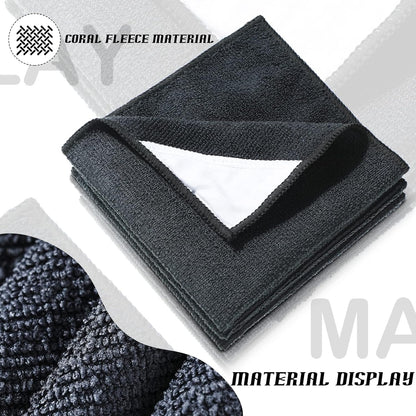 Gerrii 8 Pcs Magnetic Cleaning Cloth Dry Erasers for White Boards Compatible with Most Whiteboards Dry Erase Reusable Microfiber Cloth Eraser 12 x 12 Inch(Dark Gray)