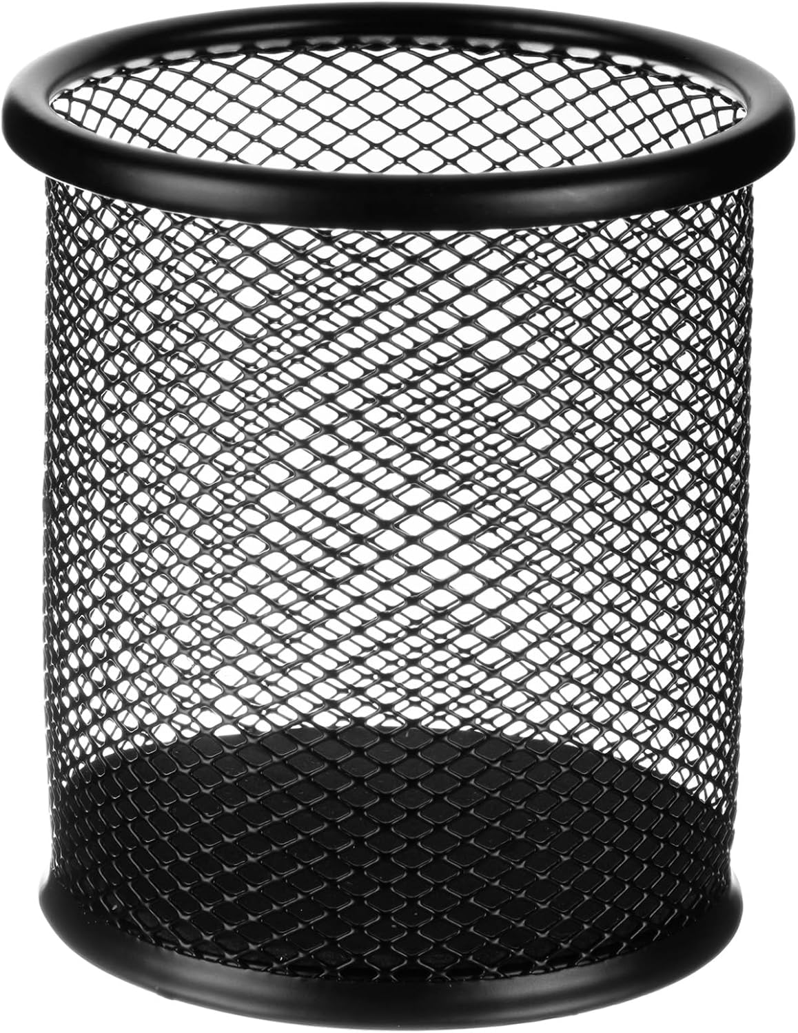 M&G Black Mesh Pen Holder, Metal Pencil Cup Holder Wire Mesh Pencil Holder for Desk Office School Organizer