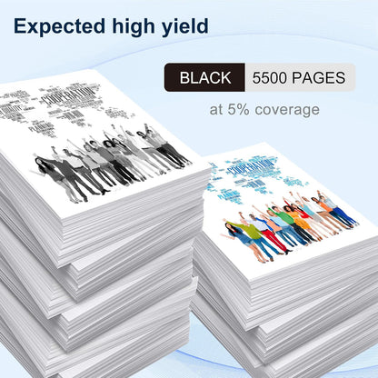 212A Black Toner Cartridges Replacement for HP 212A W2120A Works with Color Laserjet Enterprise M554, M555 Series, Color Laserjet Enterprise MFP M578 Series (1 Pack)