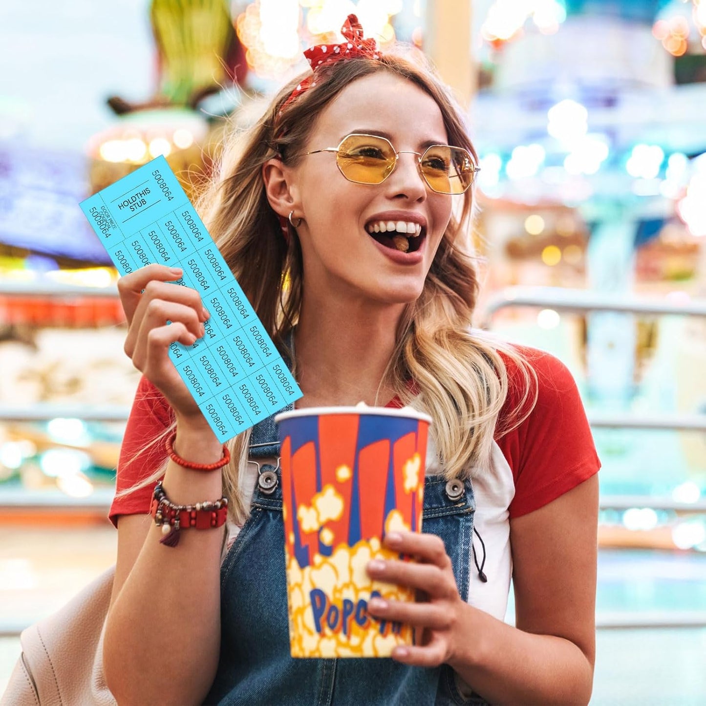 Kosiz 800 Sheets Raffle Ticket Sheets Blue Chinese Auction Tickets with 25 Bid Numbers Per for Fundraising Basket Silent Auction Activity Fundraiser Prizes Church Events