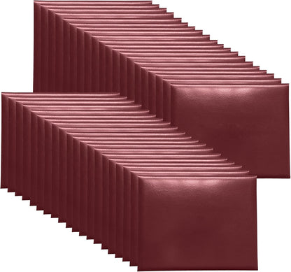 40 PCS Smooth Diploma Certificate Cover 8 1/2" x 11" Maroon