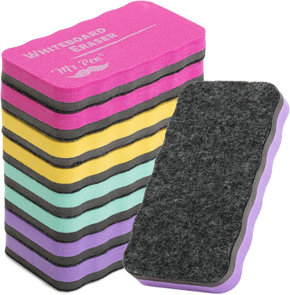 Mr. Pen- White Board Erasers, 8 Pack, Pastel Colors, Magnetic Dry Erase Eraser
