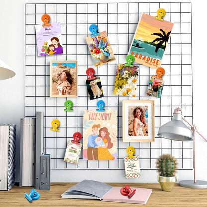 20 Pack Fridge Magnet, Multicolor Magnetic Clips Whiteboard Magnets, Magnet Clips Heavy Duty Refrigerator Magnets for Photo Displays, Home, Office, Classroom