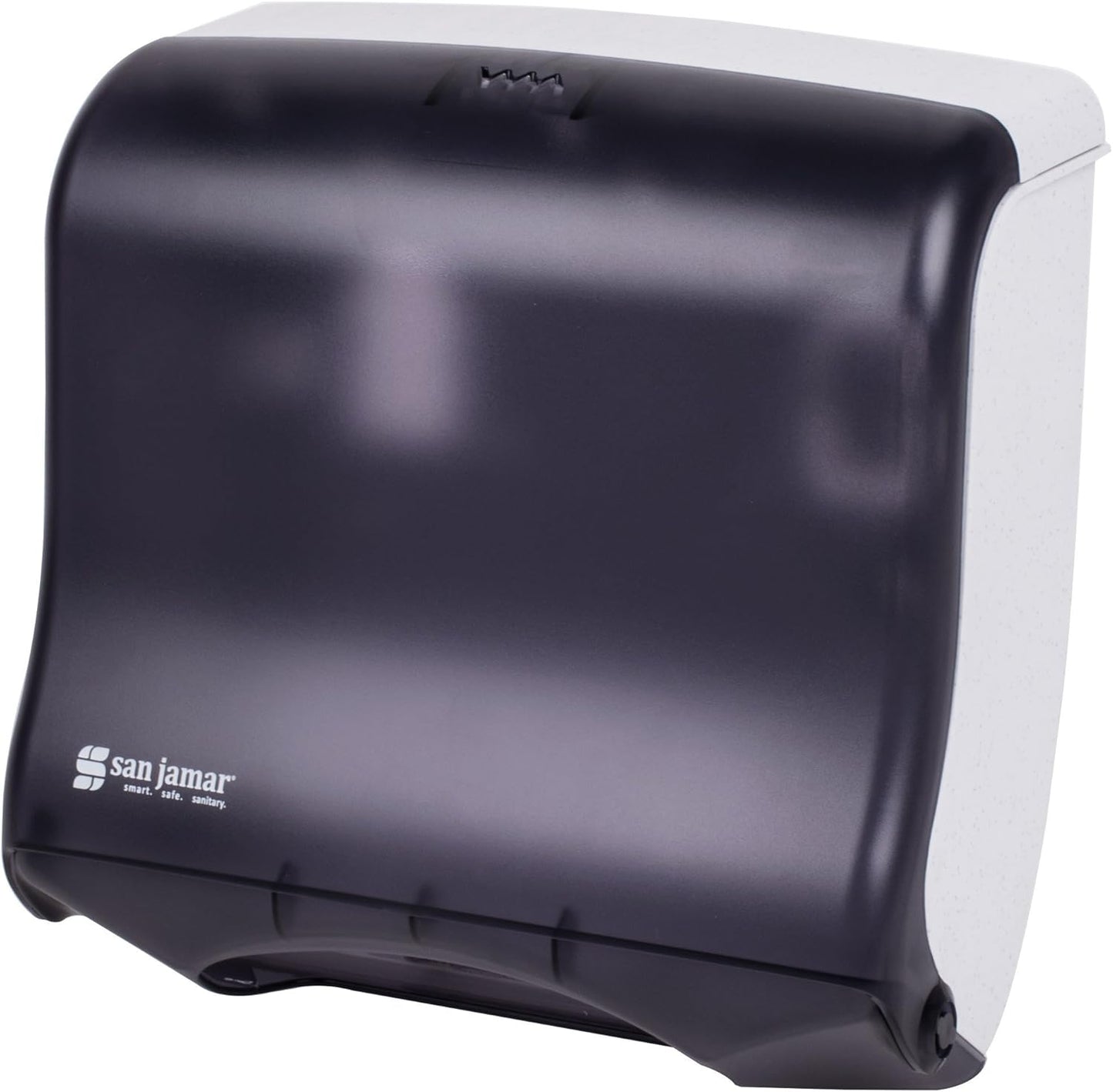 San Jamar T1755TBK Ultrafold Fusion Folded Towel Dispenser, Fits 400 Multifold/240 C-Fold Towels, Classic, Black Pearl