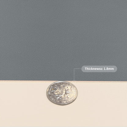 Leather Dresser Cover,1.8mm Thick,14x66 Inch,Dresser Protector Top,Dresser Top Protector,Dresser Cover Top,Dresser Top Cover,Dresser Cover Top for Bedroom.(Off White+Light Gray,14x66)