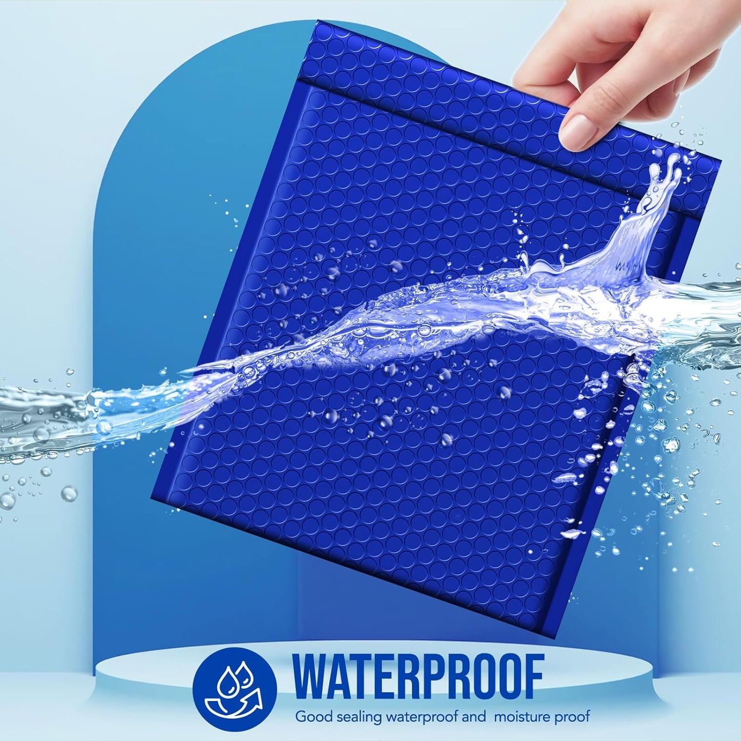 Fuxury Bubble Mailers 8.5x12 Inch 40 Pack Large Bubble Envelopes Opaque Cushioning Mailer for Small Business Mailing Books Clothes Makeup Supplies Royal Blue #2