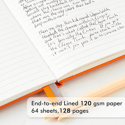 feela Notebooks Journals Bulk, Hardcover Notebook Classic Ruled Journal Set with Pen Holder for School Business Work Travel Writing, with 12 Black Pens, 120 GSM, 5.1”x8.3”, 12 Pack, A5, Solid Colors