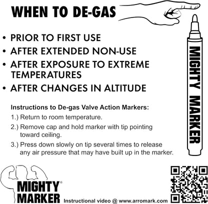 FM-46 Auto Body and Glass Super Jumbo Paint Marker, No-Ghost Formula, Water-Resistant, Valve Action, Removable, Water-Based, 30ml Capacity, Made in USA, FL. Pink 3 Pack