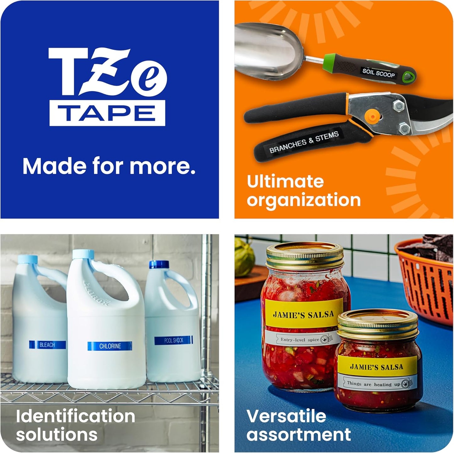 Brother Genuine P-Touch TZe, White Print on Gray Label Tape (TZeML35), Premium Matte Laminated,1in x 26.2ft (24mm x 8m), for Select P-Touch Label Makers, for Crafts, Home Office, Small Business