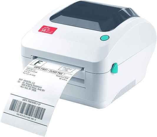 Arkscan 2054A-LAN Ethernet Network Shipping Label Printer for Windows Mac Chromebook iPhone & Android, Support Amazon Ebay Paypal Etsy Shopify ShipStation UPS USPS FedEx, 4x6 Direct Thermal