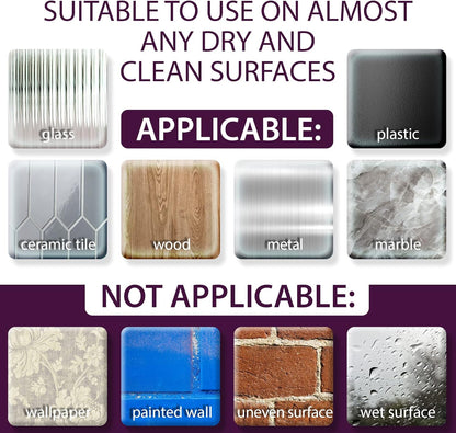 Double Sided Sticky Dots 200PCs - Clear Round Mounting Putty - Sticky Tack for Hanging - Picture Hangers Without Nails - Adhesive Double Sided Tape Dots - Poster Putty Removable