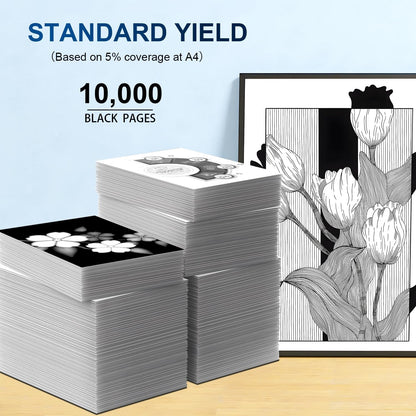 58X Black Toner Cartridges High Yield CF258X Comaptible with 58X 58A Toner Cartridge(with Chip), Works with Pro M404n M404dn M404dw, MFP M428fdw M428fdn M428dw M404 M428 Printer(2 Pack, Black)