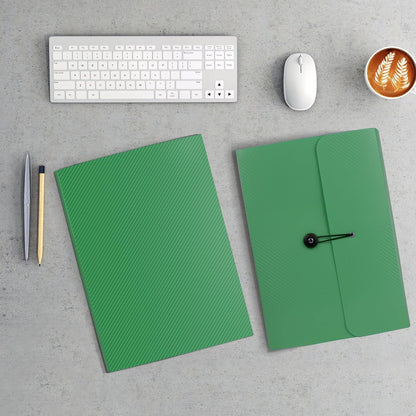 Expanding File Folder, Accordion File Organizer for Sorting Documents and Papers, 13 Pockets File Storage Organizer for Home, Travel and Office Use (Green)