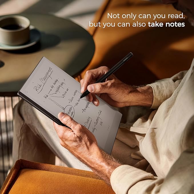 X 10.65" E Ink Paper Tablet | 8GB+128GB Ultra-Thin Flexible Screen ePaper Notebook with Stylus Pen | 2-in-1 ePaper Tablet & eBook Reader | Long Battery Life for Meetings, Study & Reading