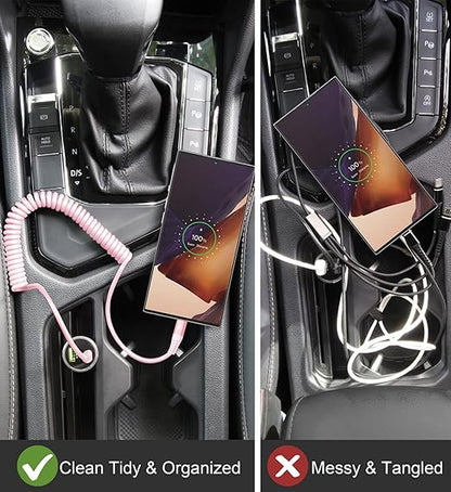 USB A to C Cable Fast Charging 3FT for Car, 2Pack USB Type C Charger Cable for iPhone 16, USB-C Cable Compatible with iPhone 17/16/15/Plus/Pro/Pro Max/Samsung Galaxy A10e A20-Pink