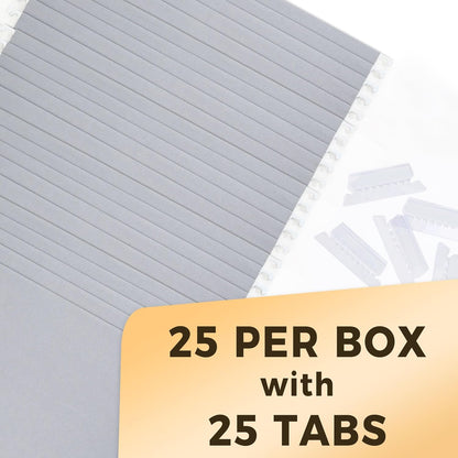 SUNEE 25 Pack Hanging File Folders, Gray Folders, Hanging File Folders Letter Size with 1/5-cut Tabs, Stay Organized for Your Home and Office Bulk File and Documents