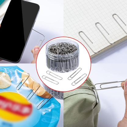 Colored Jumbo Paper Clips, 300pcs 2 Inch (50 mm) Paper Clip Paperclips Colorful Clips for Paperwork Ideal for Home, School and Office Use Colored