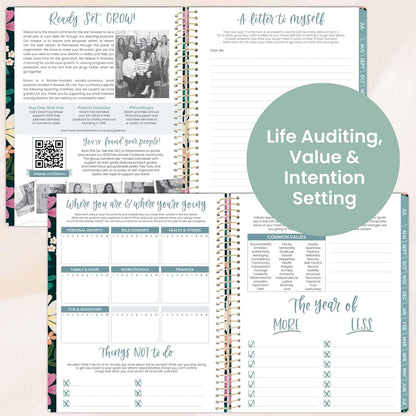 bloom daily planners 2025-2026 (8.5" x 11") Academic Year Day Planner (July 2025 - July 2026) - Weekly & Monthly Dated Agenda Organizer with Stickers & Tabs - Blooming Wildly