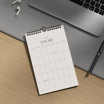 Jotsome Small Calendar 2025-2026, Monthly Mini Calendar From Now to December 2026 Small 6x9 inch for Home and Office, Easy Planning