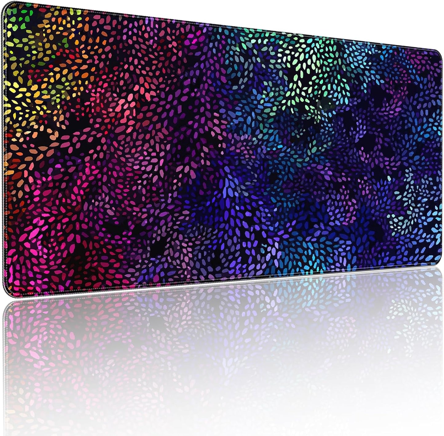 35.4 x 15.7 inches, Large Desktop Mouse pad, Keyboard and Mouse Pads for Work and Home Computers, and Large Laptop Mouse mat，Colorful Patterns