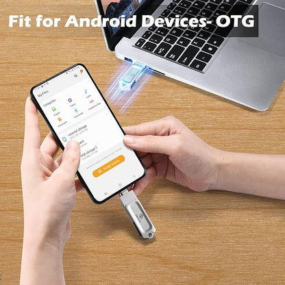 Photo Stick 512GB for iPhone 15 | Flash Drive USB C Memory Stick iPhone USB Storage for iPhone 15, iPad, Android, PC | Photo, Video, Contacts Backup | External Storage Thumb Drive