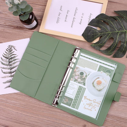 Money Saving Binder, Savings Challenges Book with for Cash Envelopes, 12pcs Zipper Envelopes A5 Budget Binder, Budget Planner for Managing Budgets and Saving Money -(Green-9.2IN)