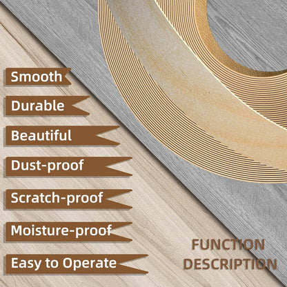 GSCIT Club Birch Edge Banding, 13/16 inch x 50ft roll of Wood Veneer Edge Banding Preglued Flexible, Wood Tape Banding for Cabinet Repair Plywood