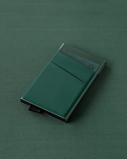 VULKIT Card Holder with Money Pocket Pop Up Wallet RFID Blocking Slim Metal Bank Card Case Holds 5 Cards and Notes